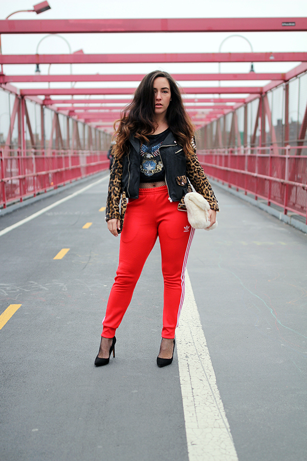 Red Adidas Pants Outfit Ideas