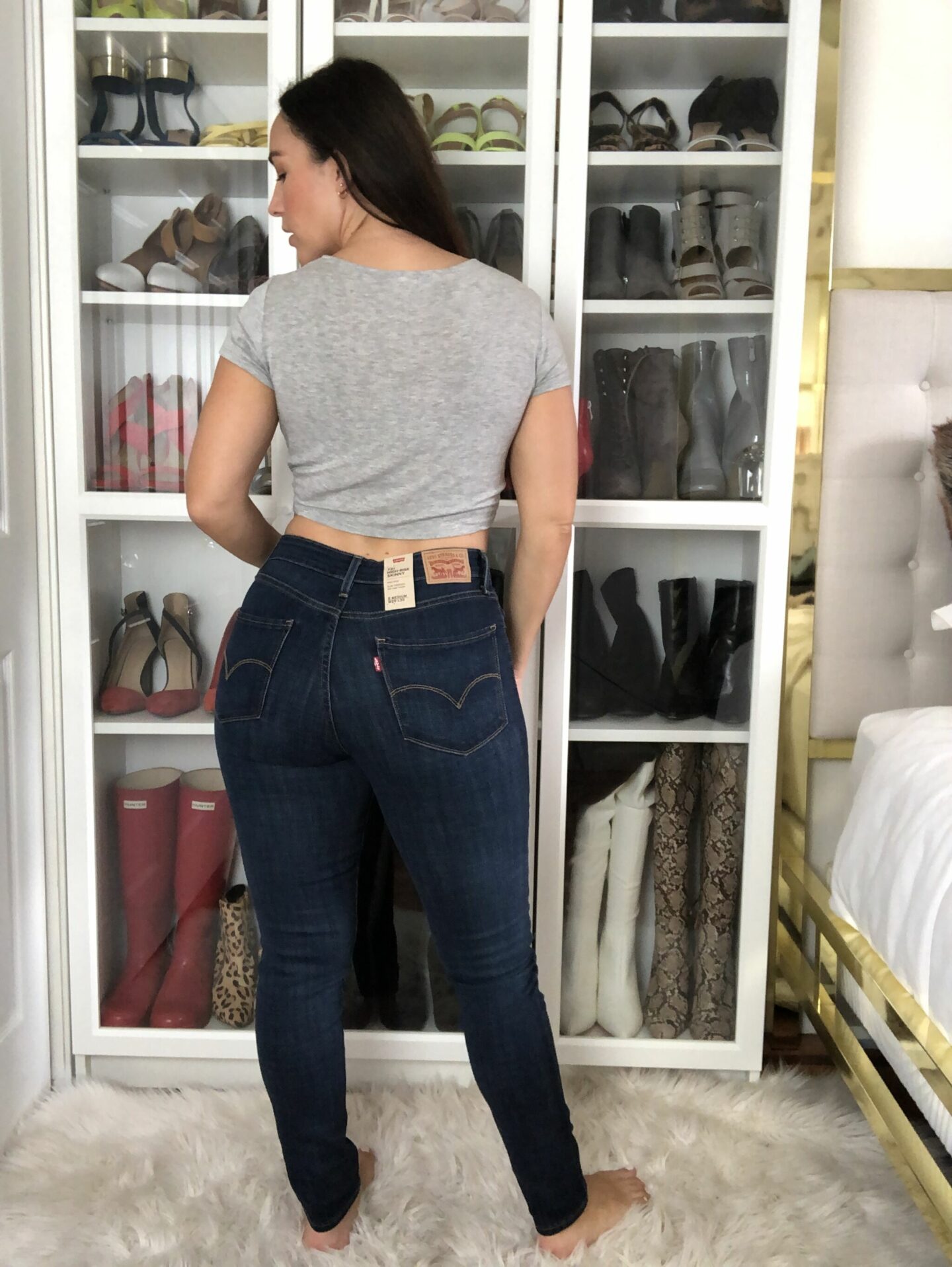 best jeans for small waist big butt