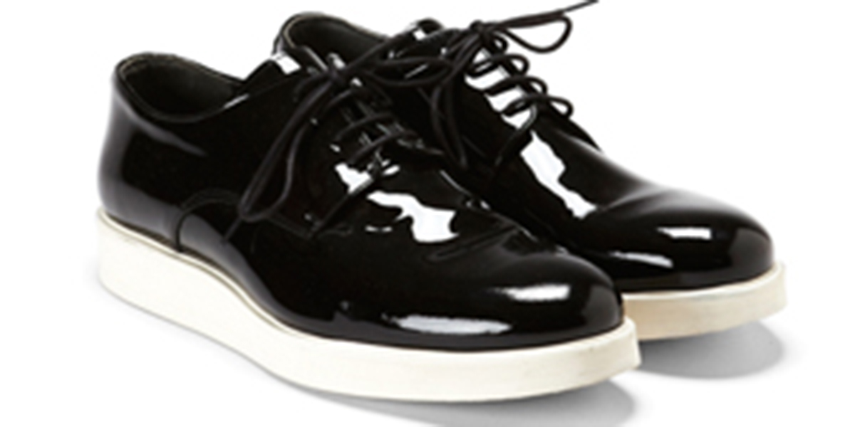 Public School x Generic Man Patent Leather Sneaker