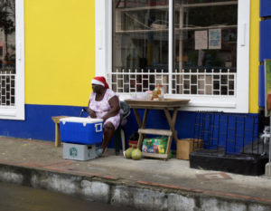 woman-selling-water-soufriere-saint-lucia