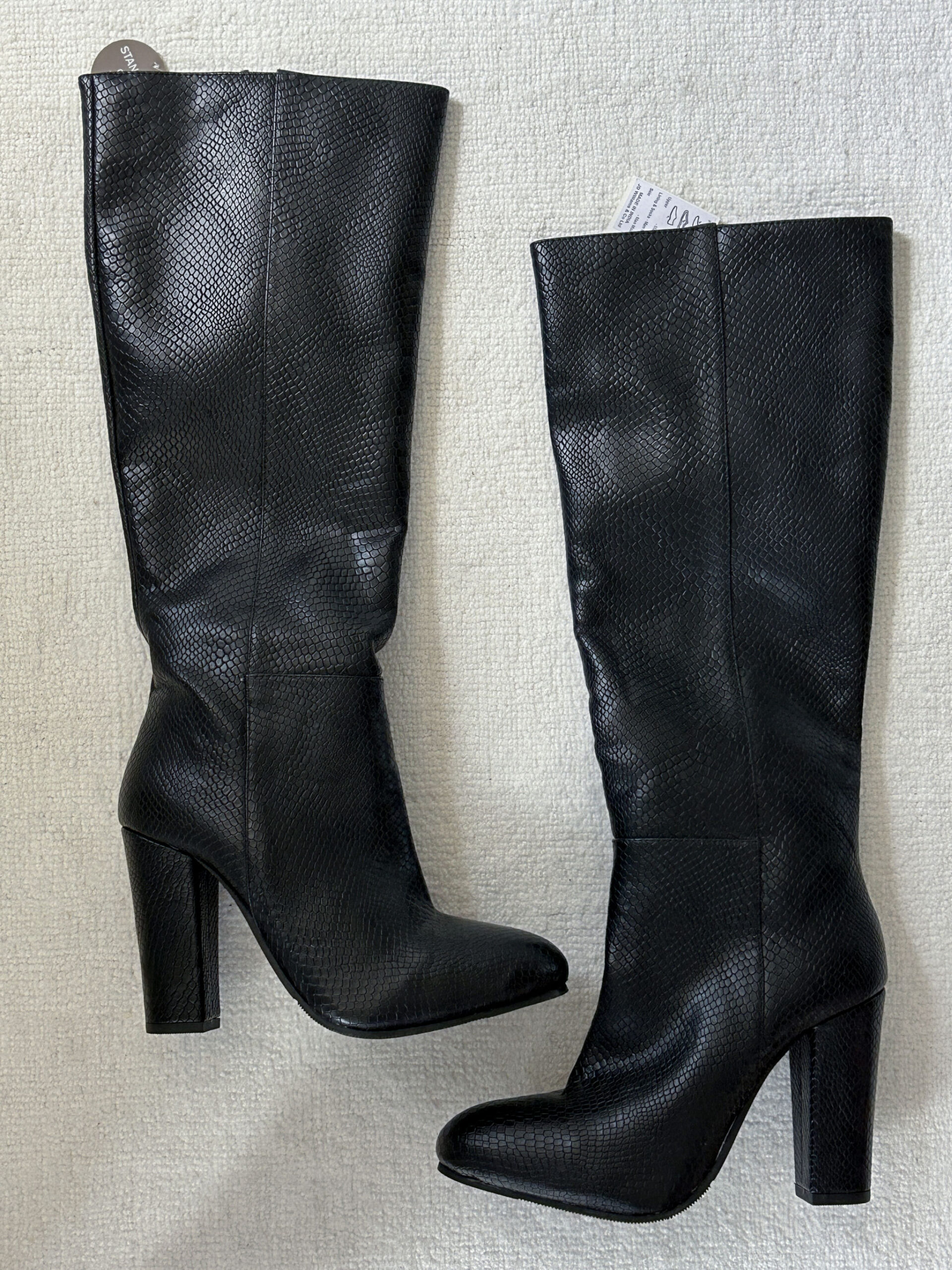 Black Knee High Boots Size 8 [Brand New w/ Tags] - Merideth Morgan