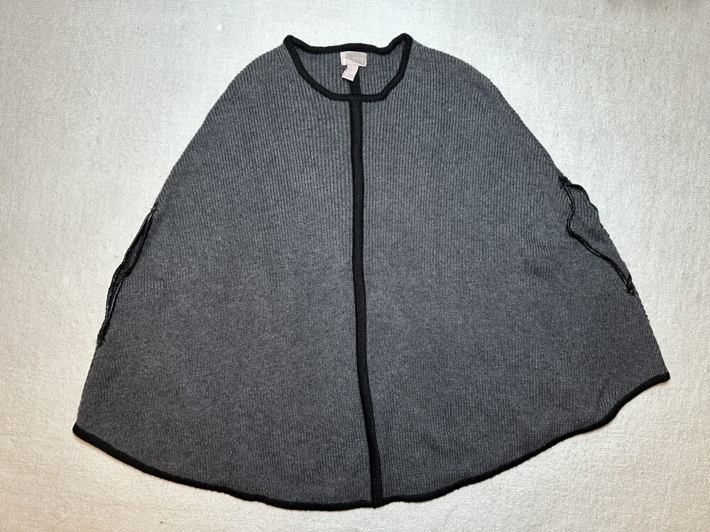 Gray H&M poncho