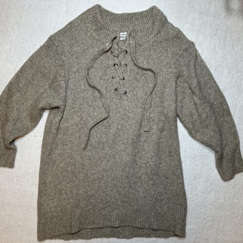 ZARA tan knit sweater