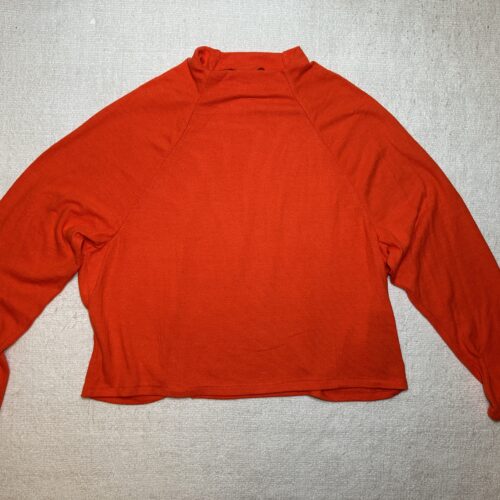 H&M Bright Orangey Red Sweater, Size M