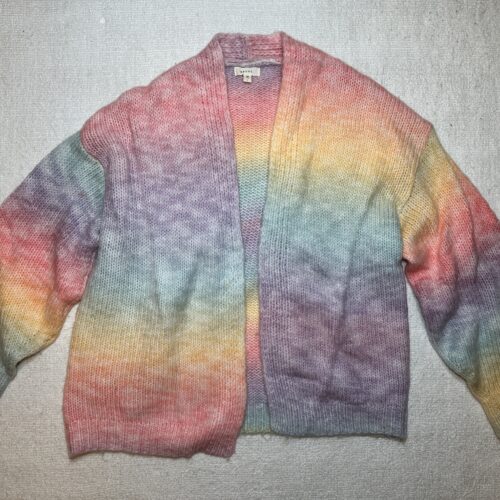 rainbow ombre cardigam