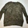 Fuzzy brown sweater