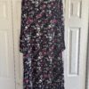 black and pink floral dress