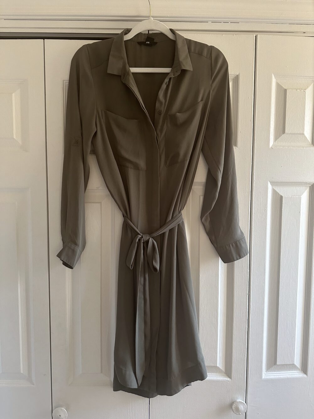 gray dress