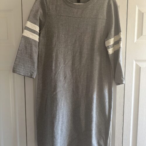 gray t-shirt dress