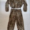 leopard-print two-piece