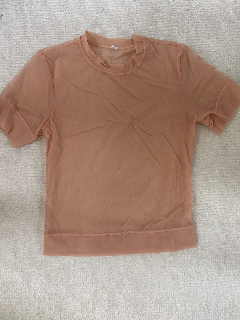 peach t-shirt