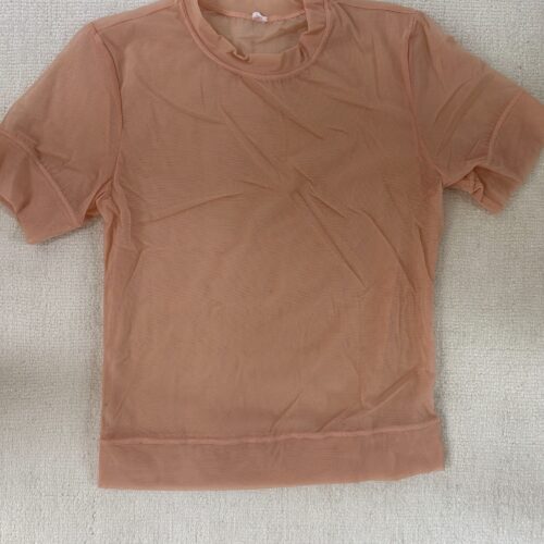 peach t-shirt