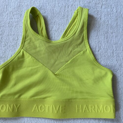 neon sports bra