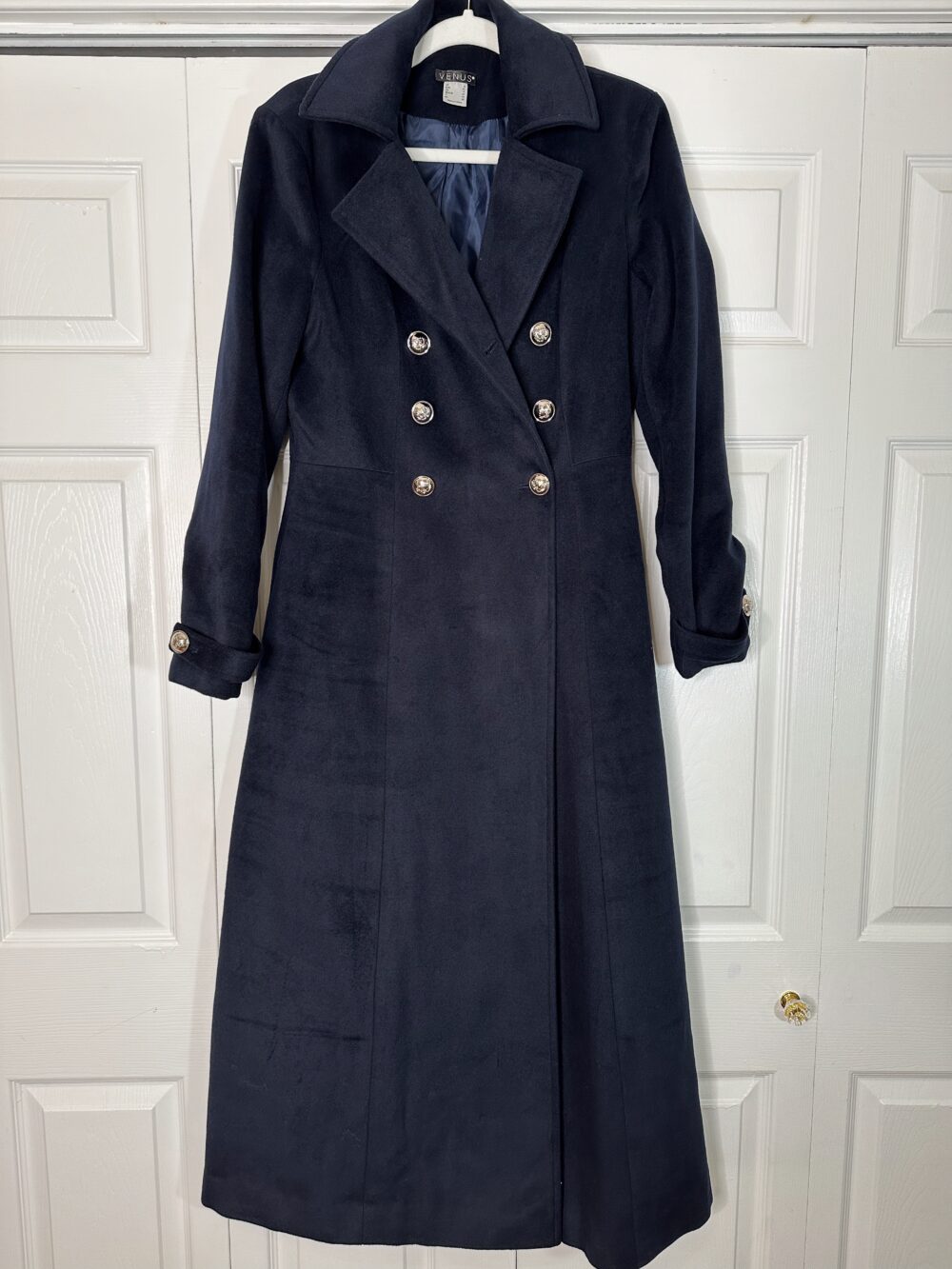 Navy trench jacket