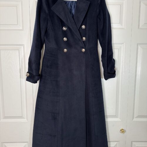 Navy trench jacket