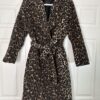 leopard peacoat