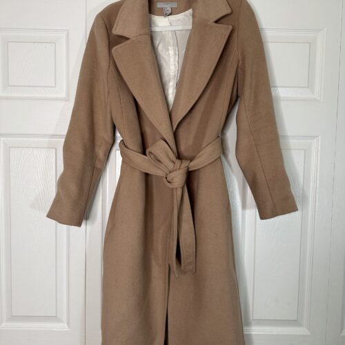 light brown peacoat