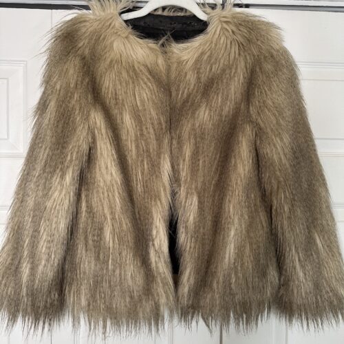 brown fur jacket