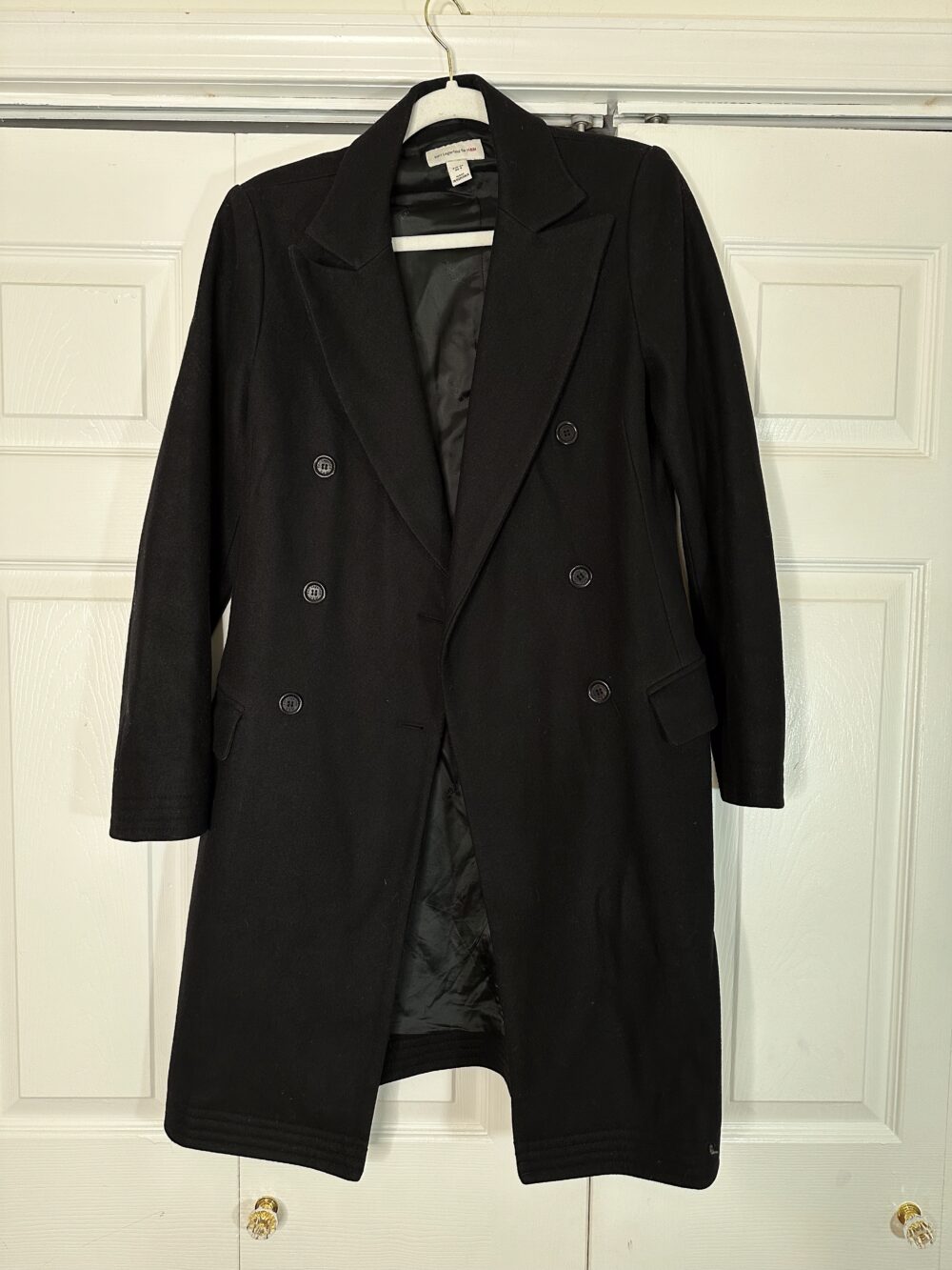 black peacoat