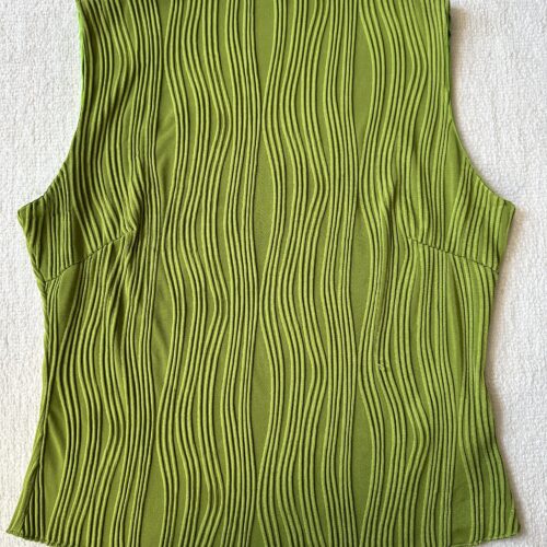 green ribbed tank