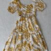 yellow floral sundress
