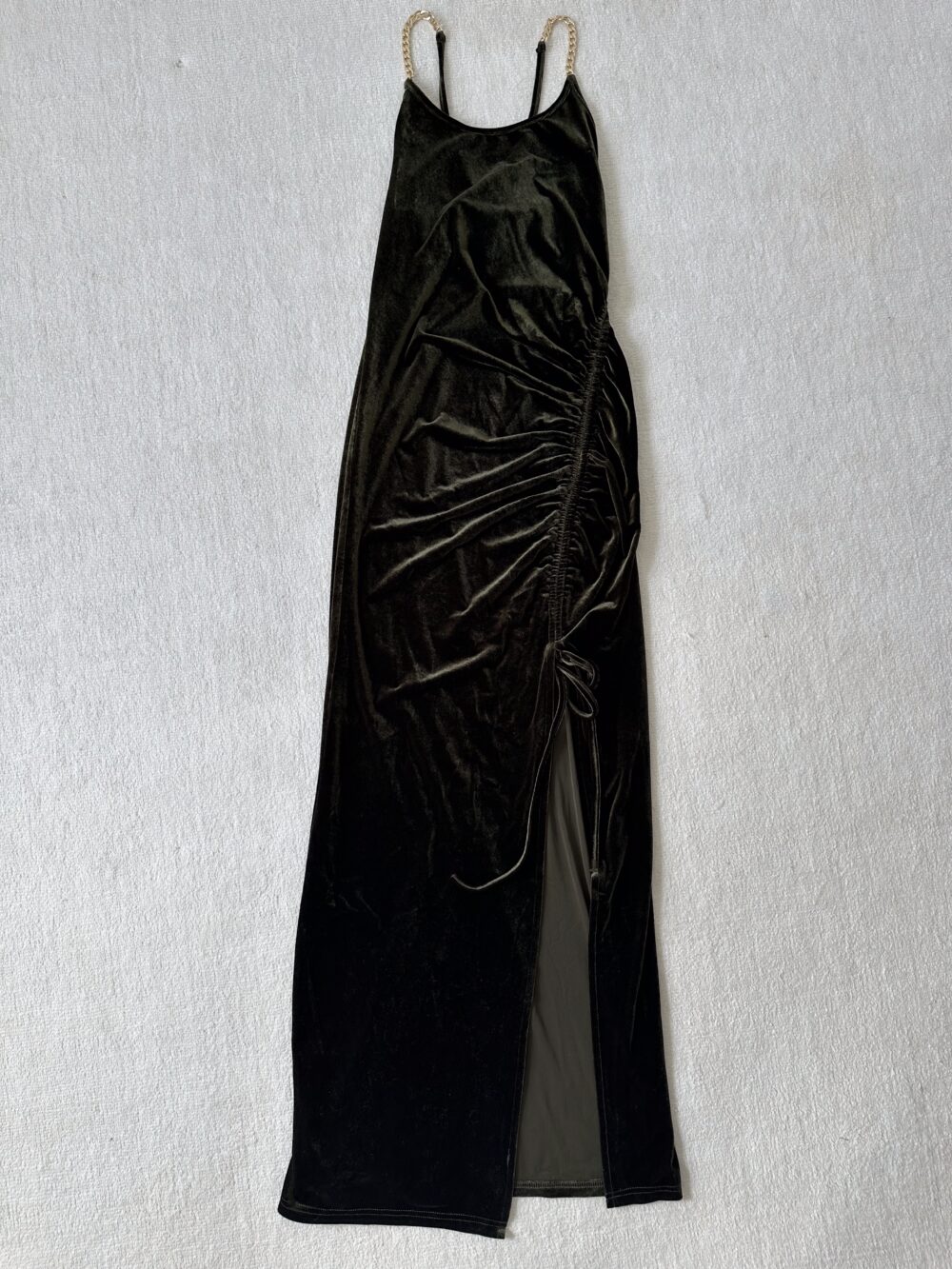 black velvet dress