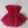 pink tulle dress