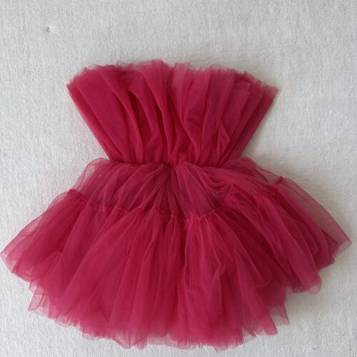pink tulle dress