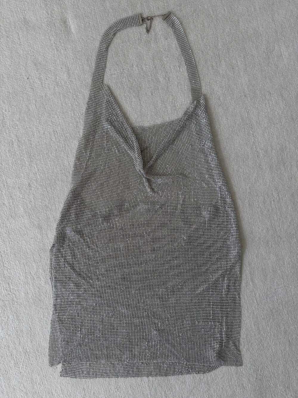 gray knit tank top