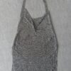 gray knit tank top