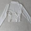 white corset top