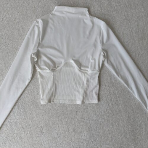 white corset top