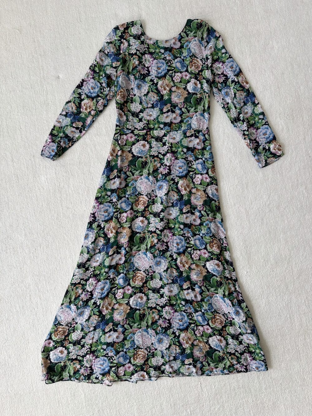 floral long sleeve dress