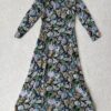 floral long sleeve dress