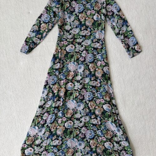 floral long sleeve dress