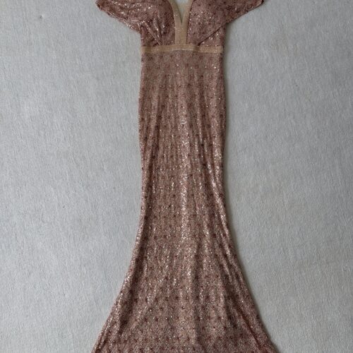 pink formal gown