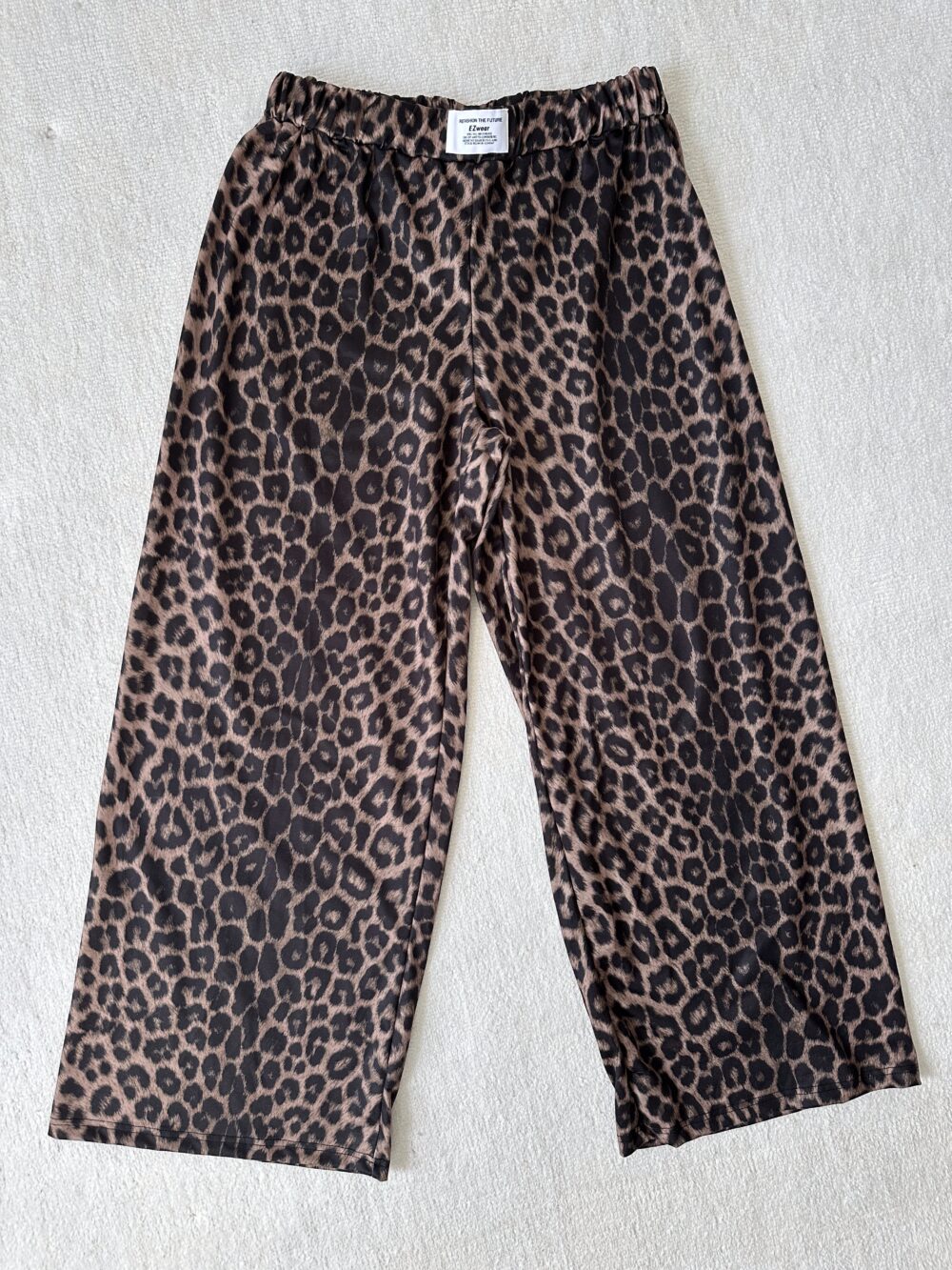 leopard sweat pants